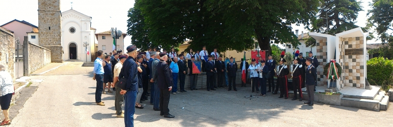40° anniversario di rifondazione dell’Associaizone Nazionale Carabinieri di Manzano
